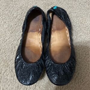 Tieks black flats